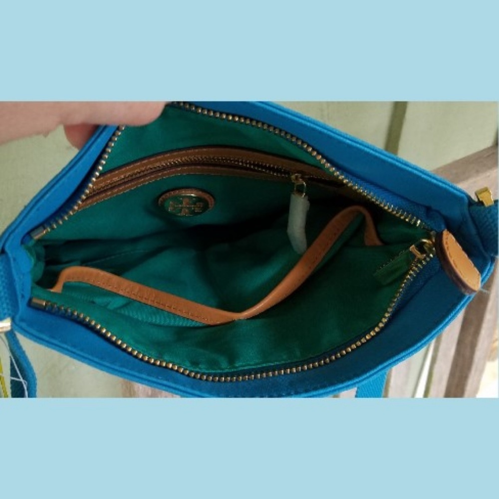 NWT TORY BURCH Pierson Coated Canvas Crossbody Bag - Picture 8 of 8